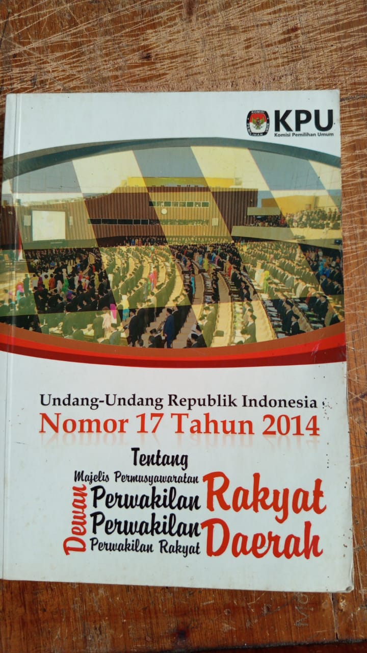 UNDANG UNDANG RI NOMOR 17 TAHUN 2014 TENTANG: MAJELIS PERMUSYAWARATAN DEWAN PERWAKILAN RAKYAT DAERAH 